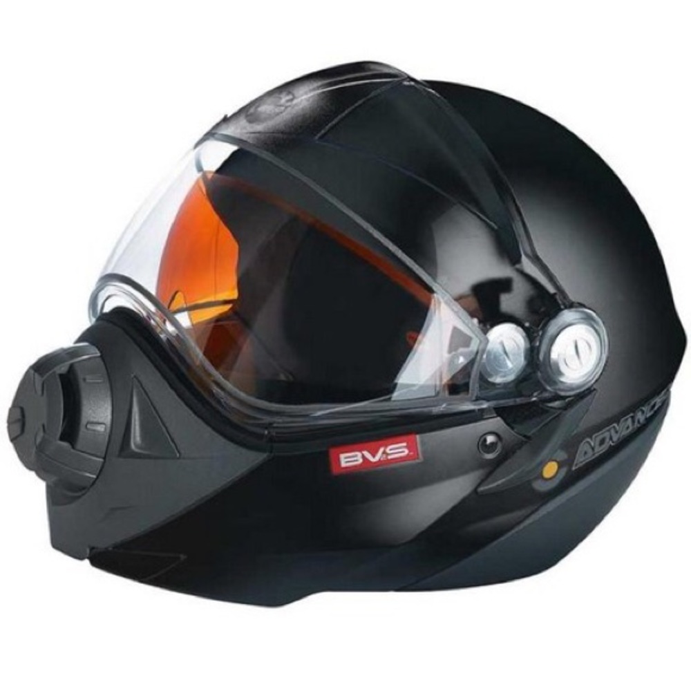 Ski-Doo Bv2s Helmet Unisex Matte Black w/cover.